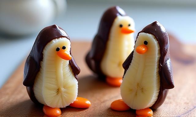 Banana Penguin Snacks